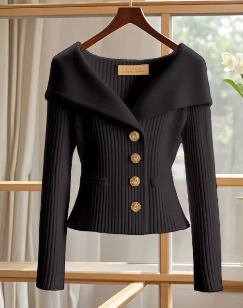 Maglione scollo ampio