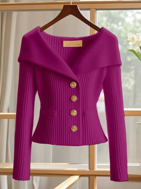 Maglione scollo ampio